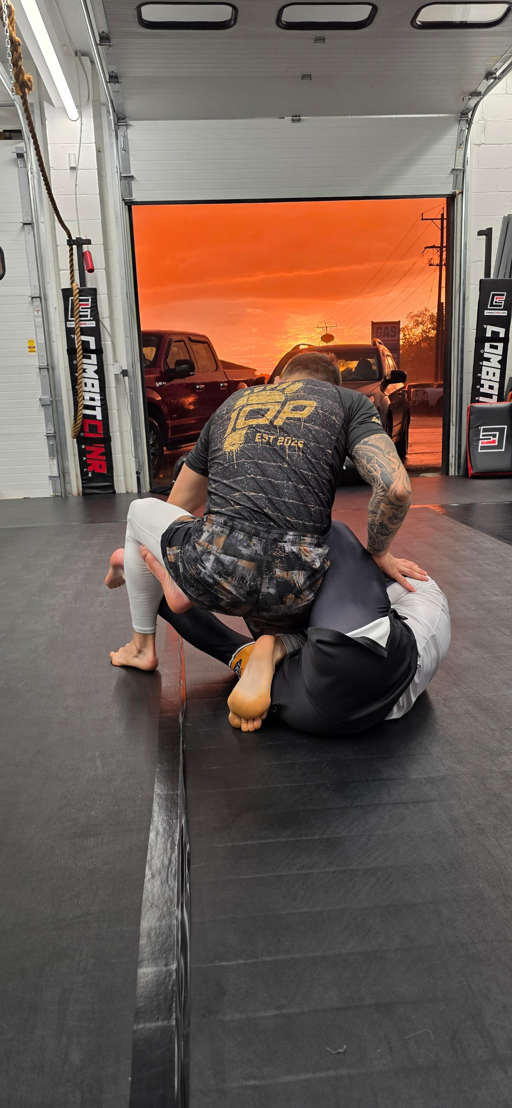 Narrow Way Jiu-Jitsu training